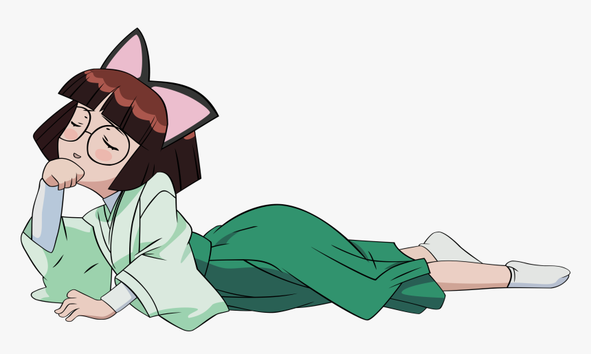 Thinking Anime Png , Png Download - Sitting Anime Character Png, Transparent Png, Free Download