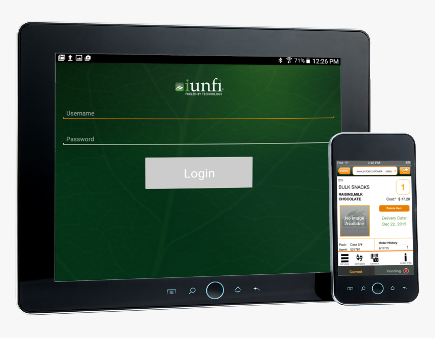 Unfi Mobile App - Mobile Device, HD Png Download, Free Download