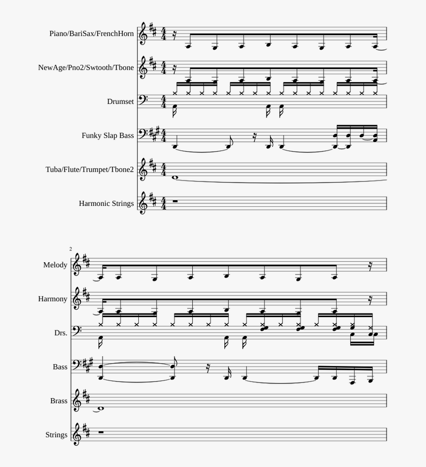 Carol Of The Bells Alto Sax Sheet Music, HD Png Download, Free Download