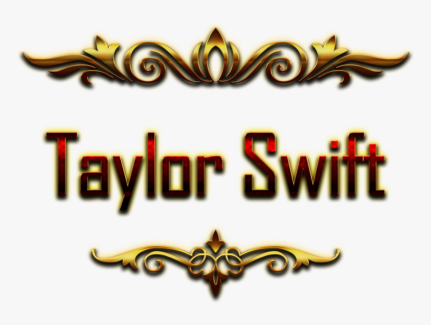 Taylor Swift Decorative Name Png - Taylor Swift Name, Transparent Png, Free Download