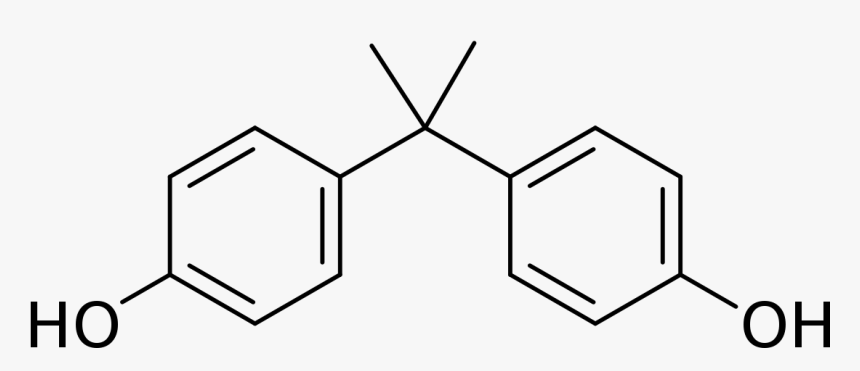 Bisphenol A Structure, HD Png Download, Free Download