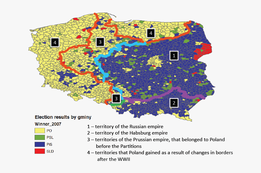 Religious Map Of Poland, HD Png Download, Free Download