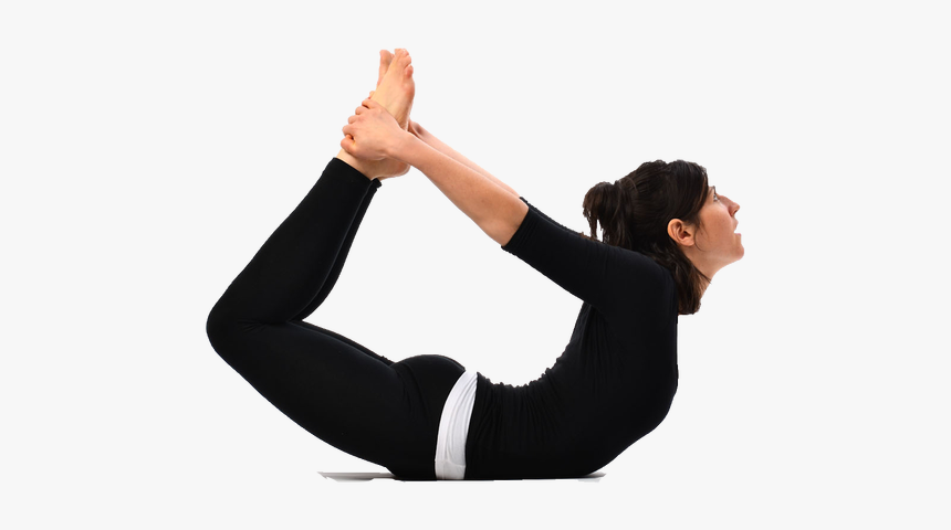 Clip Art Dhanurasana For Back Chandra - Dhanurasana Yoga Pose, HD Png Download, Free Download