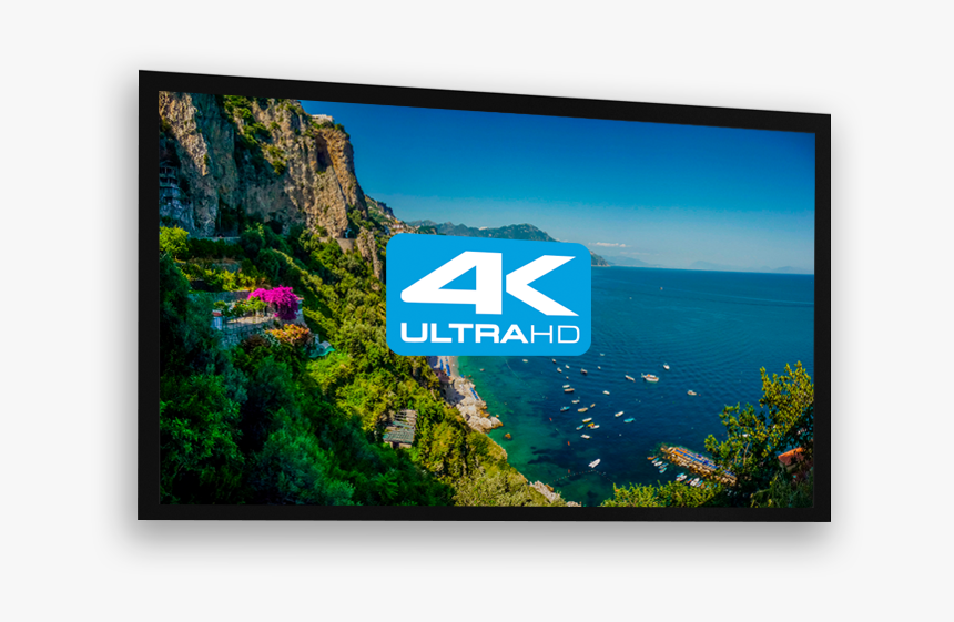 Image Of Coastline On A 4k Hdtv - Amalfi Coast, HD Png Download, Free Download