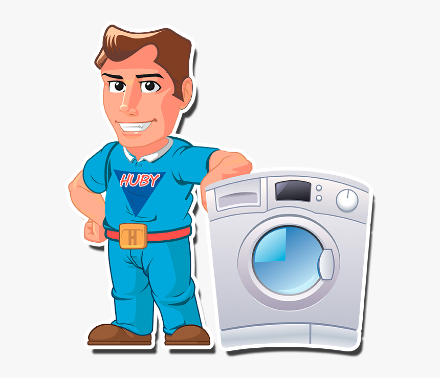 Collection Of Broken - Cartoon Washing Machine Repair, HD Png Download, Free Download