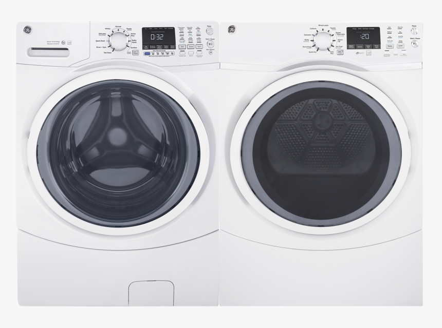 Ge Front Load Washer And Dryer, HD Png Download, Free Download