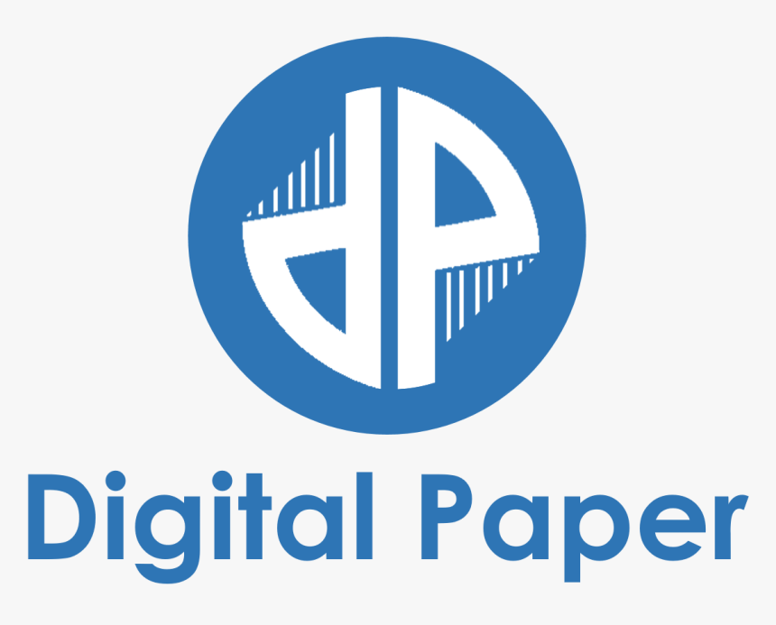 Digital Paper Logo With Name , Png Download - Circle, Transparent Png, Free Download