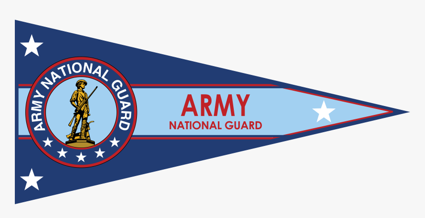 Army National Guard Pennant, HD Png Download, Free Download