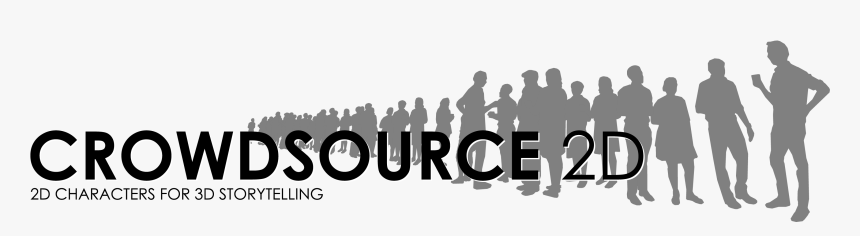 Crowdsource 2d - Silhouette, HD Png Download, Free Download