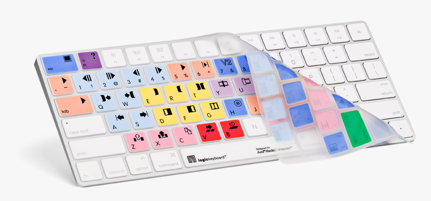 Logickeyboard Transparent Final Cut Pro X Apple Logicskin, HD Png Download, Free Download