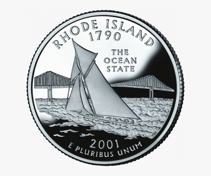 Featured Image - Rhode Island State Quarter, HD Png Download, Free Download