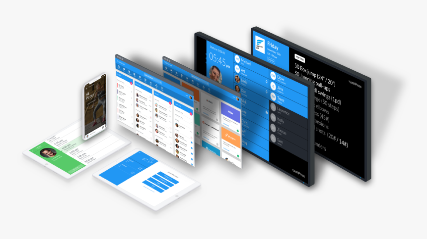 Gym Management Software Product Hero Shot - Application Computer Software Png, Transparent Png, Free Download