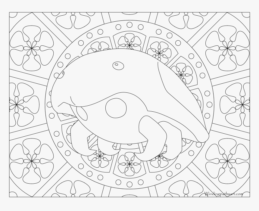 Porygon Pokemon Coloring Page, HD Png Download, Free Download