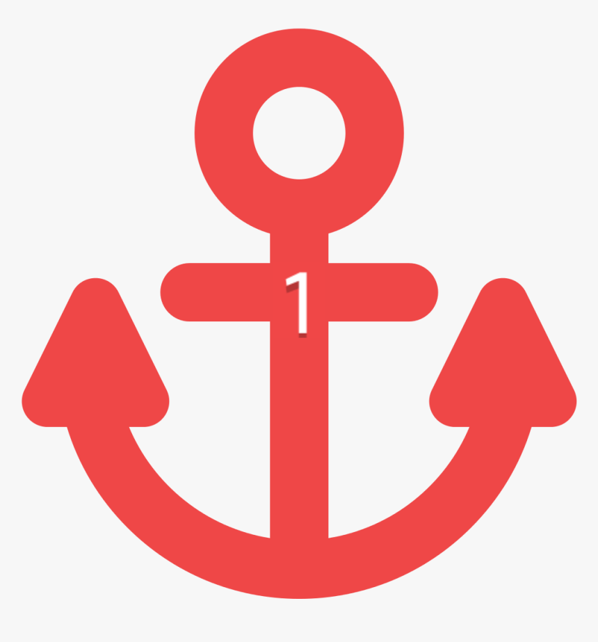 Pinged Anchor Red Discord Emoji - Discord Anchor Emoji, HD Png Download, Free Download