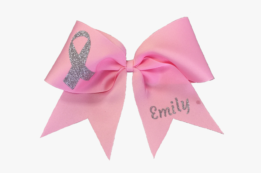 Cheer Hair Bows, Breast Cancer Awareness Bow, Pink - Present, HD Png Download, Free Download