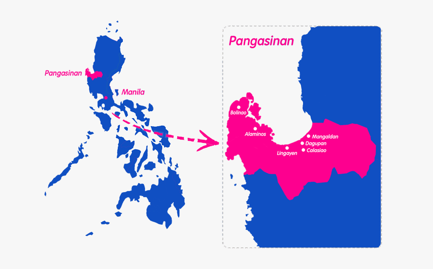Clip Art Philippines Pangasinan Looloo Insights - Negros Occidental Philippine Map, HD Png Download, Free Download