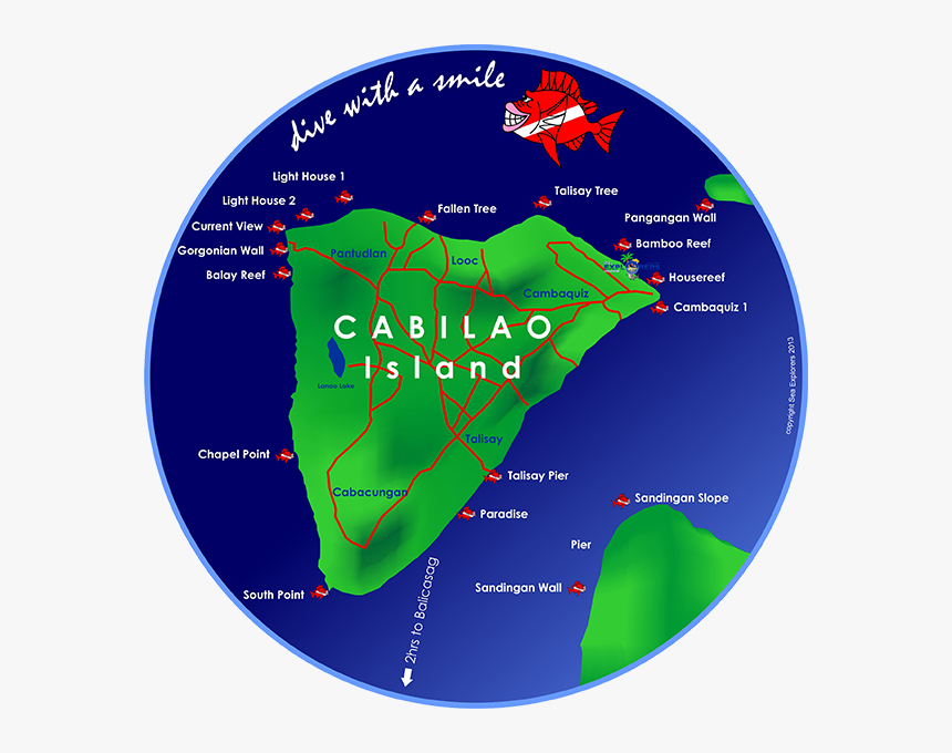 Cabilao Dive Sites, HD Png Download, Free Download