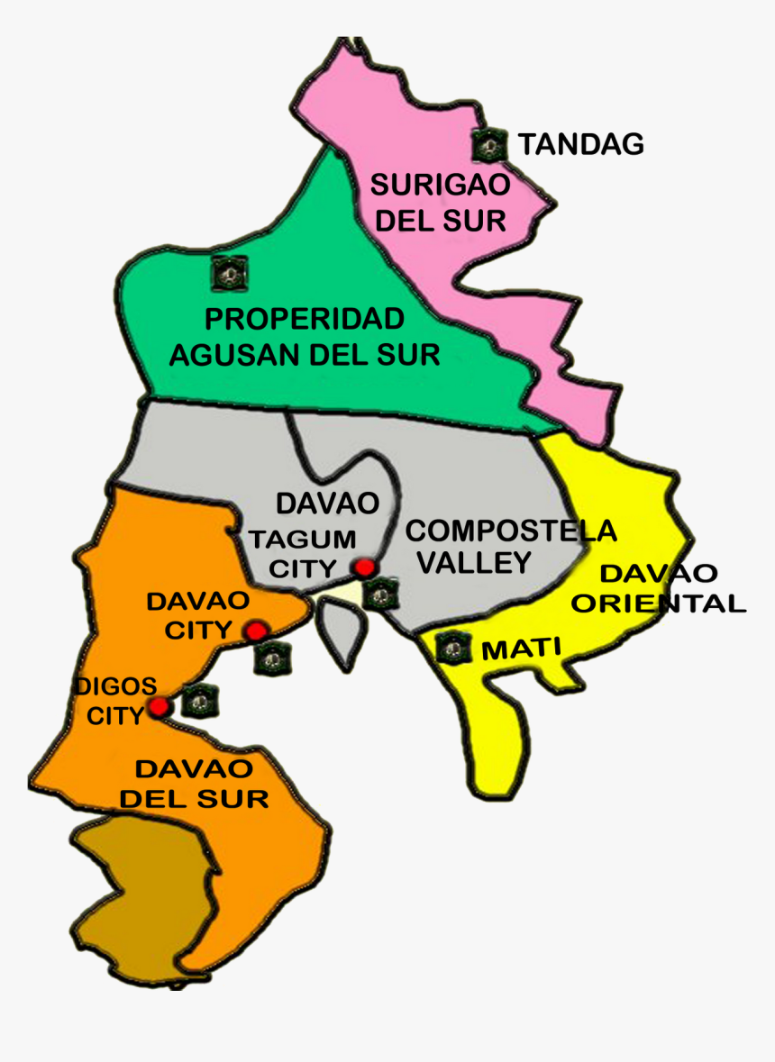 Region 11 Map Of Region 11, HD Png Download kindpng