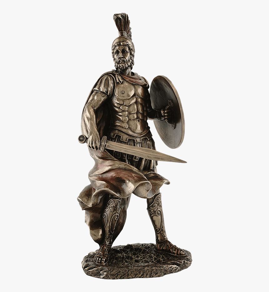 Spartan Commander Statue - Roman Soldier Statue, HD Png Download, Free Download