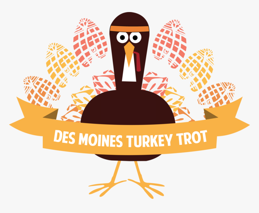 2017 Turkey Trot Vector Logo - Illustration, HD Png Download, Free Download