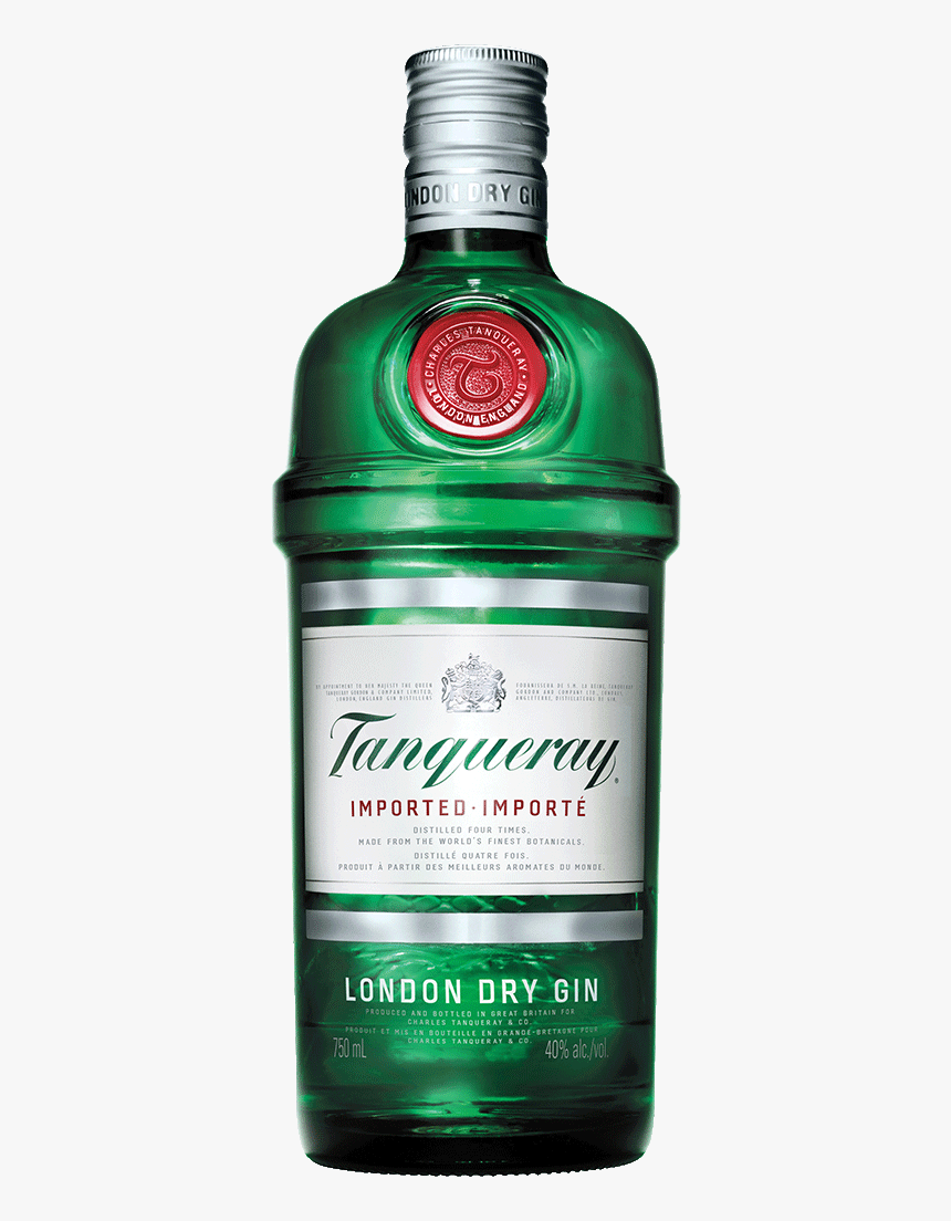 Tanqueray London Dry Gin 750 Ml - Tanqueray Gin Bottle Design, HD Png Download, Free Download