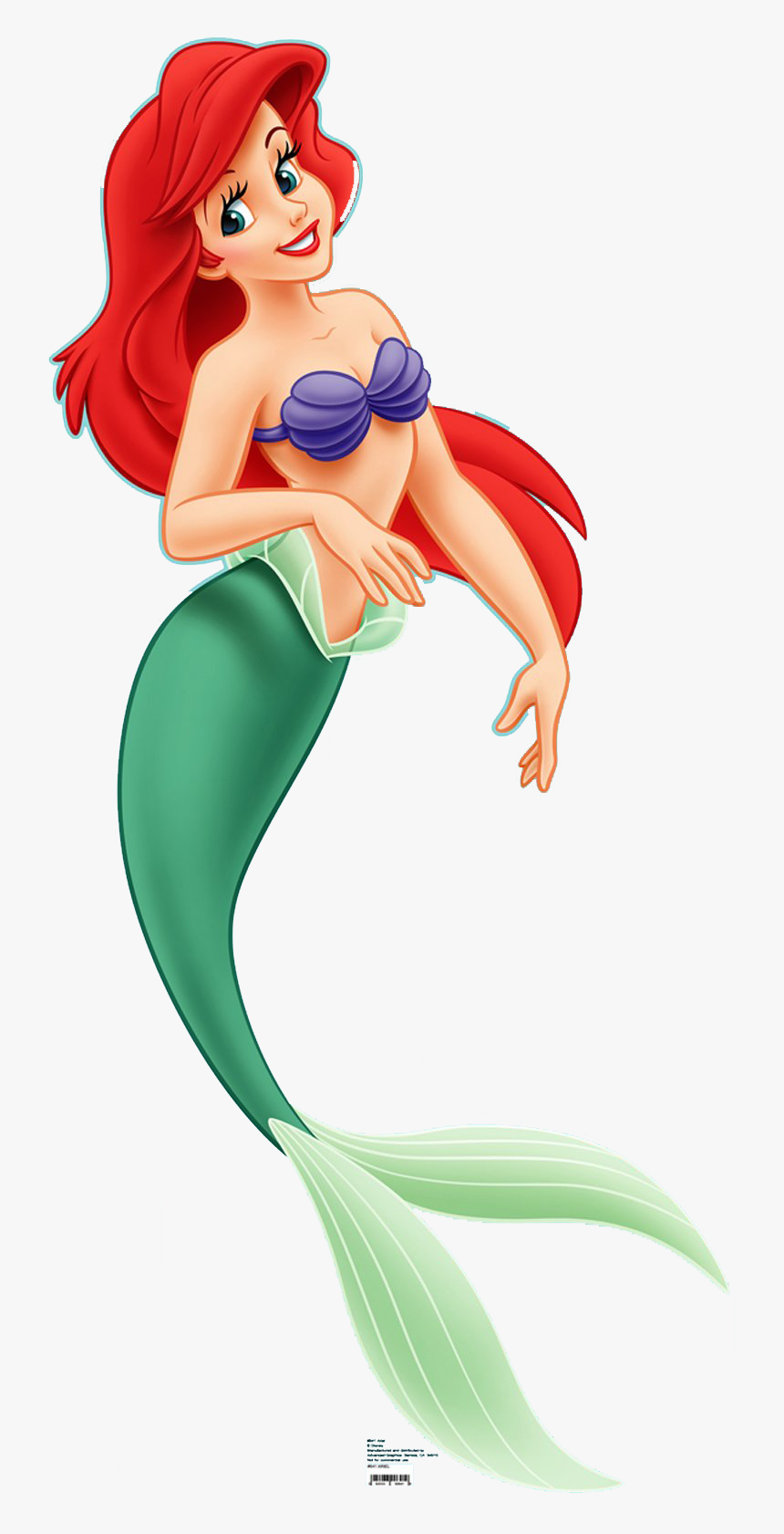 [character] Ariel La Sirenita - Disney Princess (lifesize Stand Up), HD Png Download, Free Download