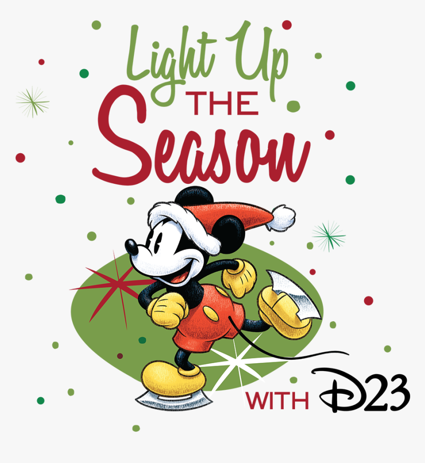 Tickets For D23"s Light Up The Season 2018 In Burbank - Cartoon, HD Png Download, Free Download