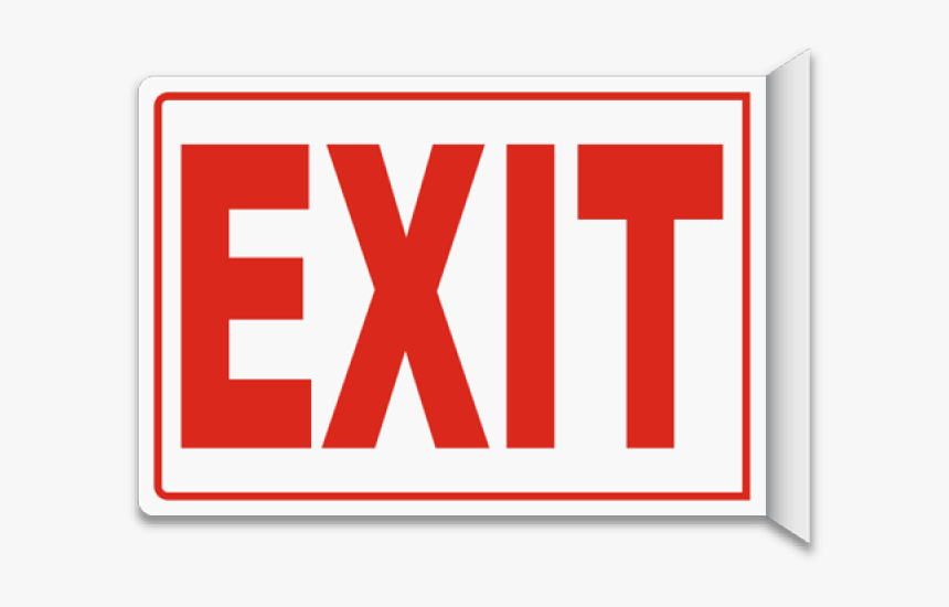 Exit Png Transparent Images - Exit This Way Sign, Png Download, Free Download