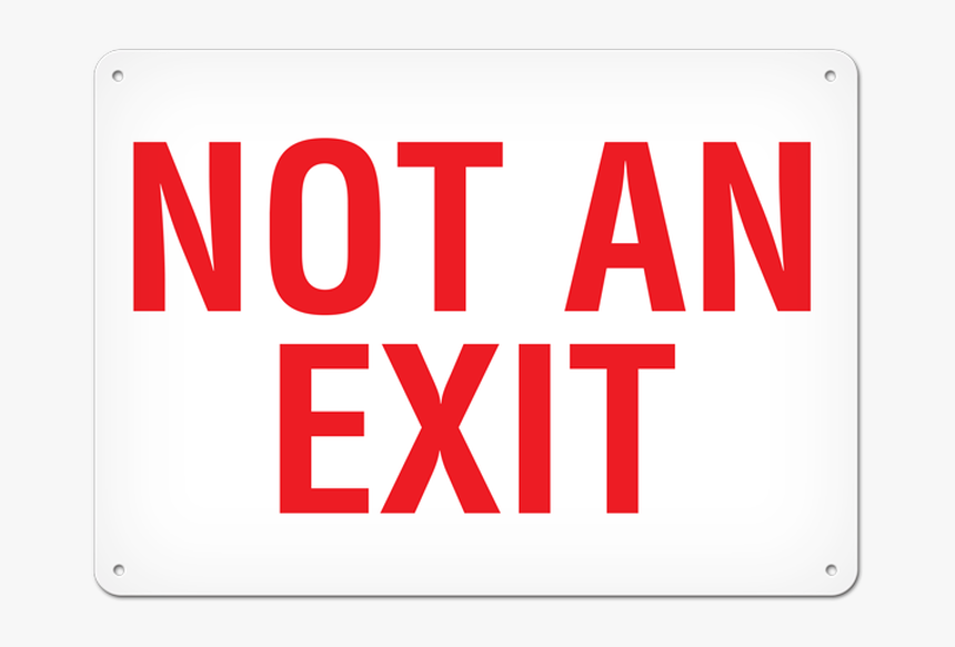 Exit Sign, HD Png Download, Free Download