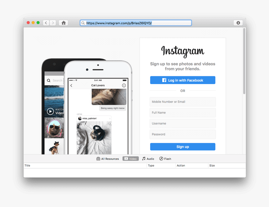 Download Instagram Video Mac - Instagram Mobile, HD Png Download, Free Download