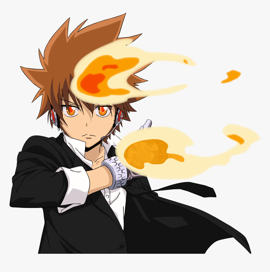 Katekyo Hitman Reborn Tsuna , Hd Wallpaper & Backgrounds - Vongola Decimo Tsuna Sawada, HD Png Download, Free Download