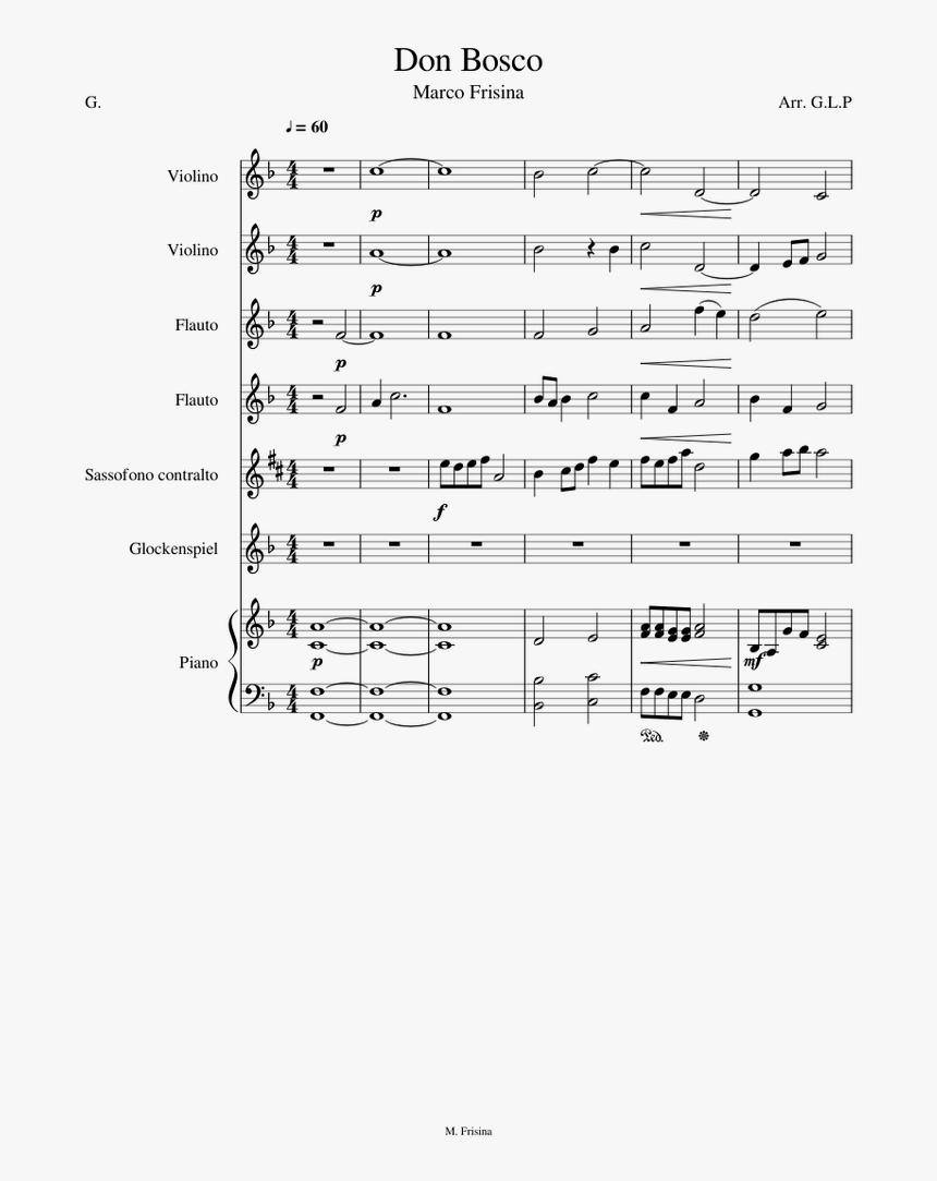 Don Bosco Sheet Music, HD Png Download, Free Download