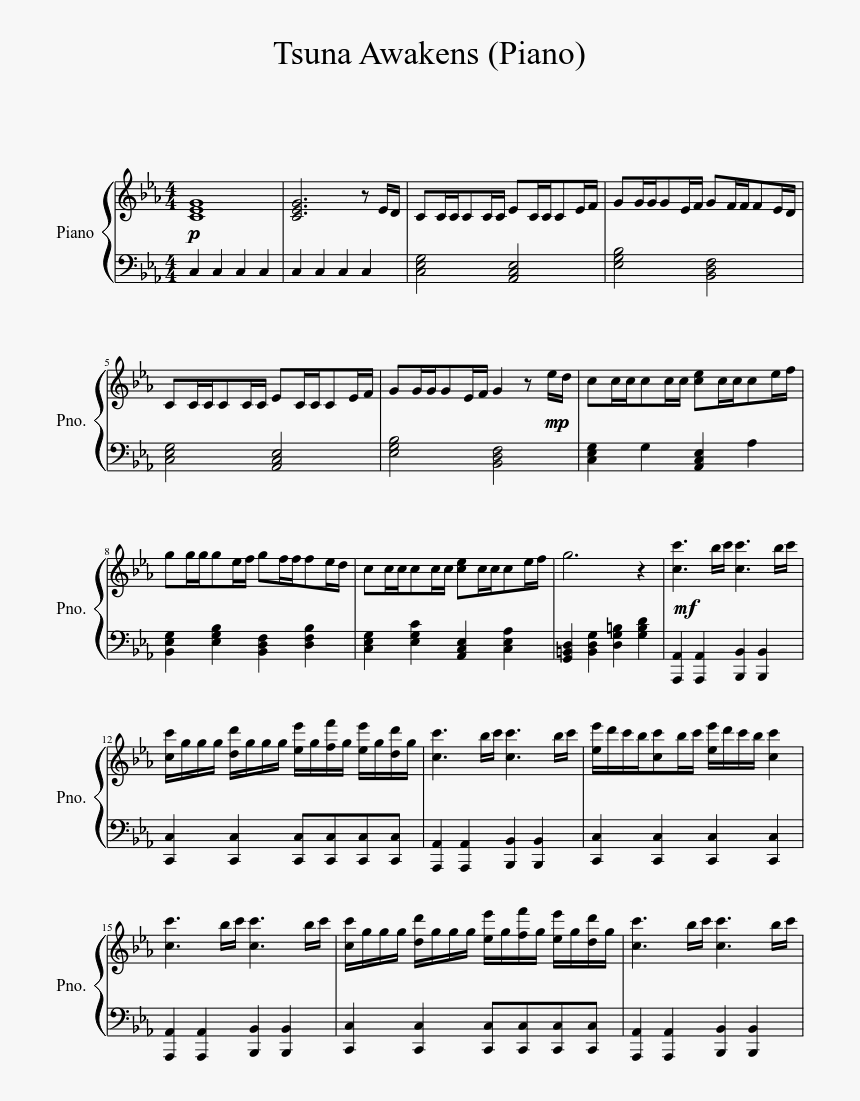 Raising Fighting Spirit Sheet Music, HD Png Download, Free Download