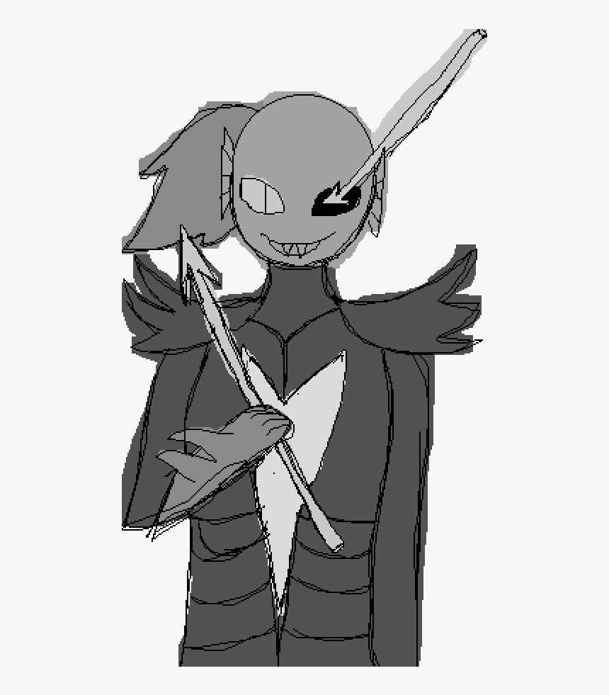 Undyne The Undying , Png Download - Cartoon, Transparent Png, Free Download