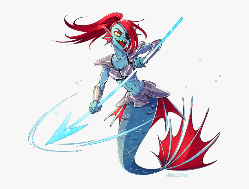 Undyne As A Mermaid, HD Png Download, Free Download