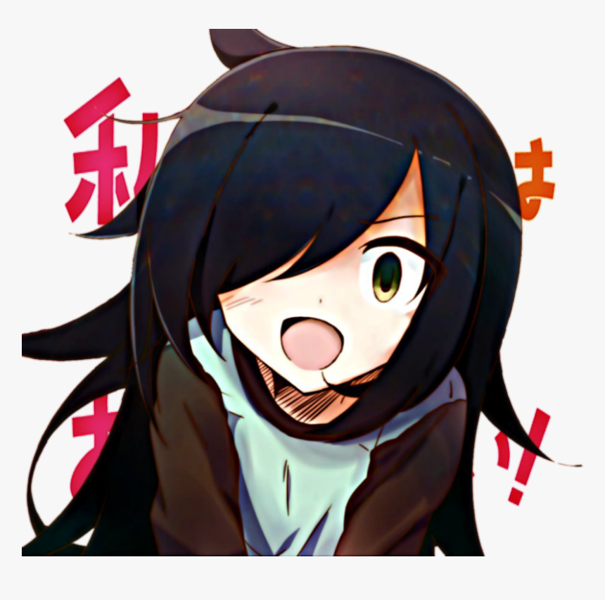 #watamote #tomokokuroki #animegirl #kawaiigirl Tomoko, HD Png Download, Free Download