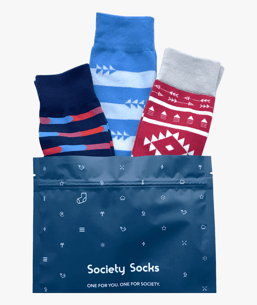 Sock Subscription Package - Society Socks Club, HD Png Download - kindpng