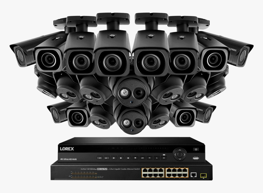 4k Ultra Hd Ip Nvr System With 32-channel Nvr, 10 4k - Network Video Recorder, HD Png Download, Free Download