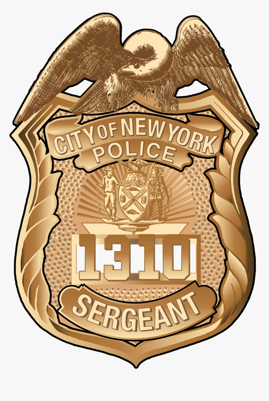 Nypd Sergeant Shield Transparent, HD Png Download, Free Download