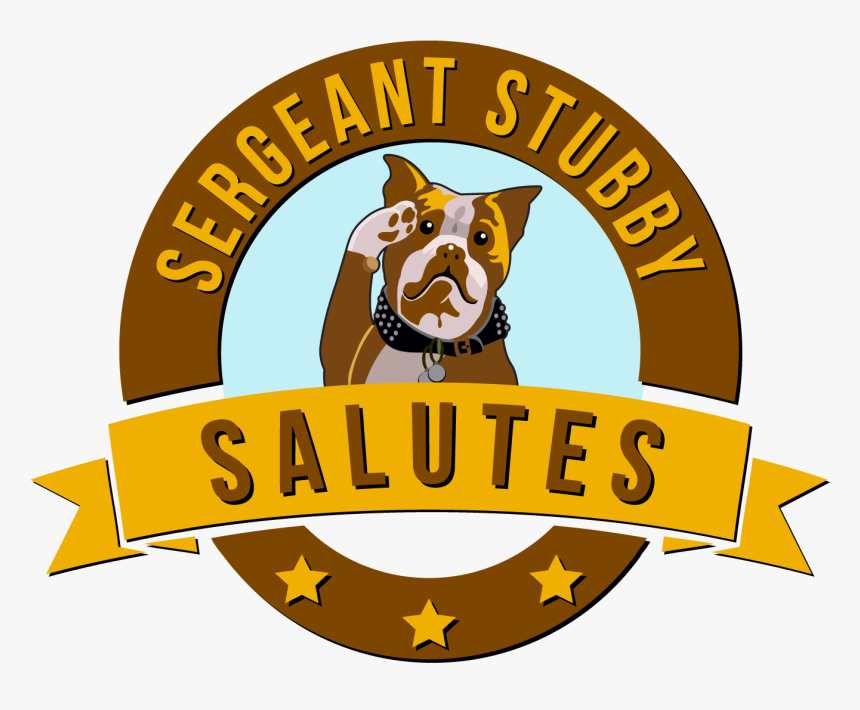 Sergeant Stubby Salutes - Sgt Stubby Logo, HD Png Download, Free Download