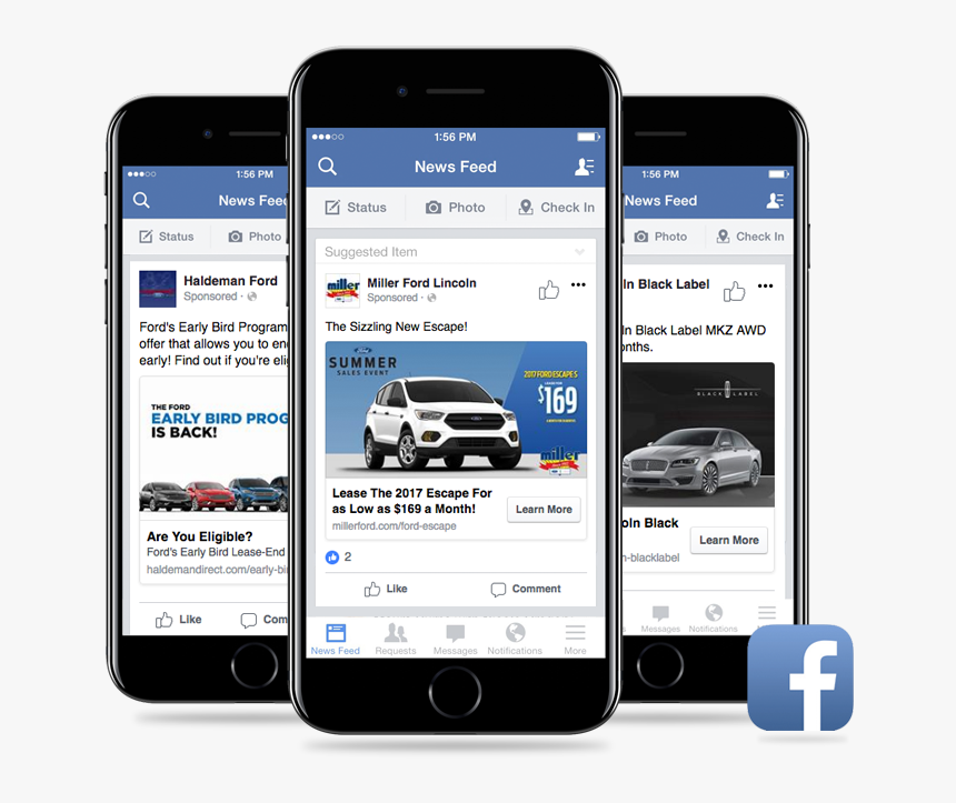 Facebook Automotive Marketing, HD Png Download, Free Download