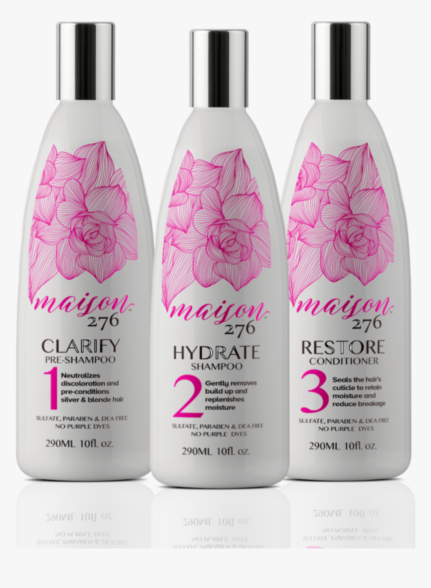 Maison 276 Clarify Hydrate Restore Trio For Silver/gray - Shampoo, HD Png Download, Free Download