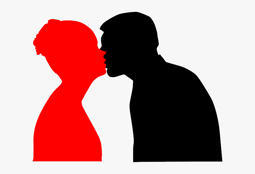 Man And Woman Kiss Png, Transparent Png, Free Download