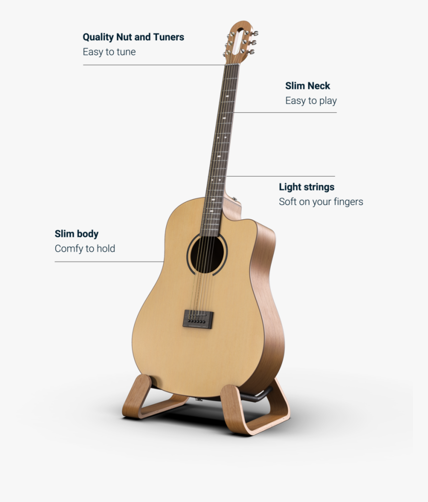 Guitar Callouts - Acoustic Guitar, HD Png Download, Free Download