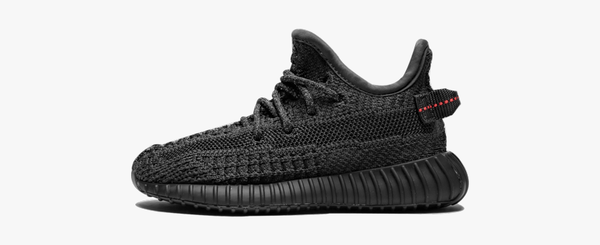 Adidas Yeezy Boost 350 V2 Infants "black - Nike Yeezy 350 Black, HD Png Download, Free Download