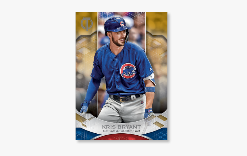 Kris Bryant 2019 Topps Tribute Base Cards Poster Gold - Baseball Player, HD Png Download, Free Download