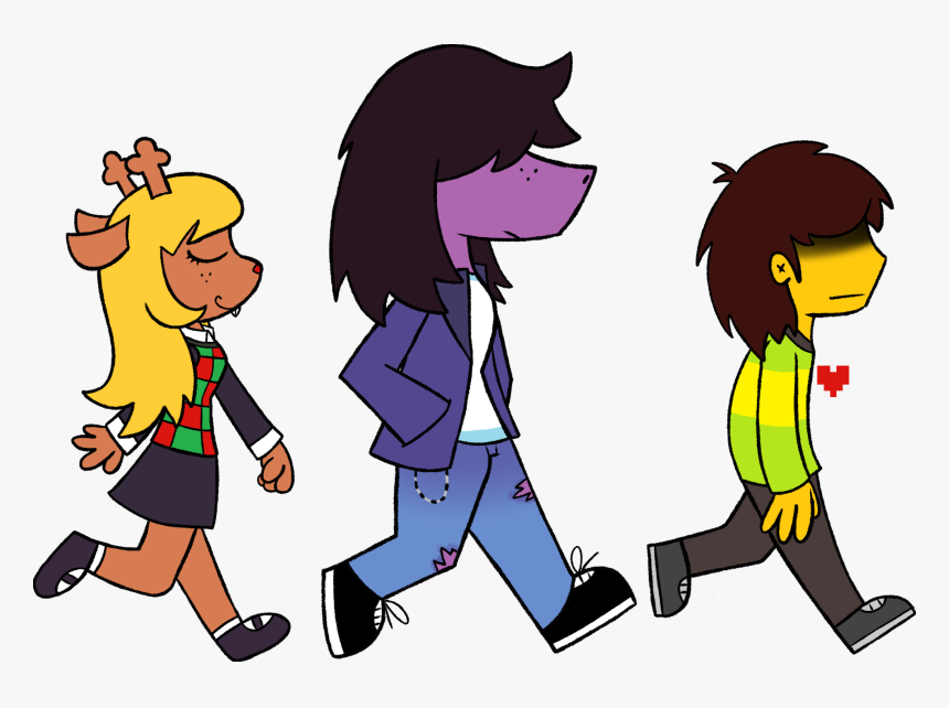 Kris, Susie And Noelle - Noelle X Susie Deltarune, HD Png Download - kind.....