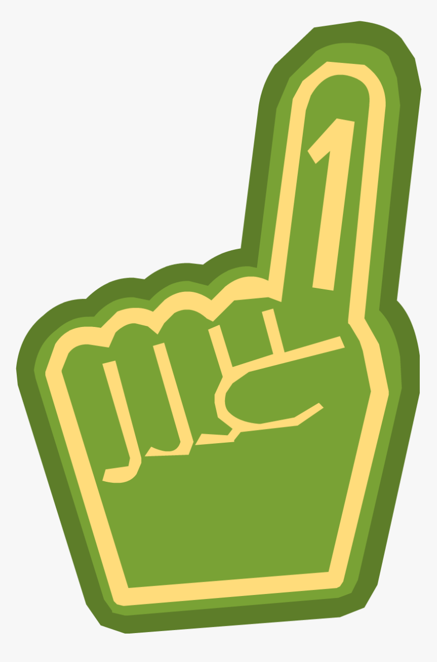 Emoticons Glove Ok Monster Takeover - Number 1 Finger Png, Transparent Png, Free Download