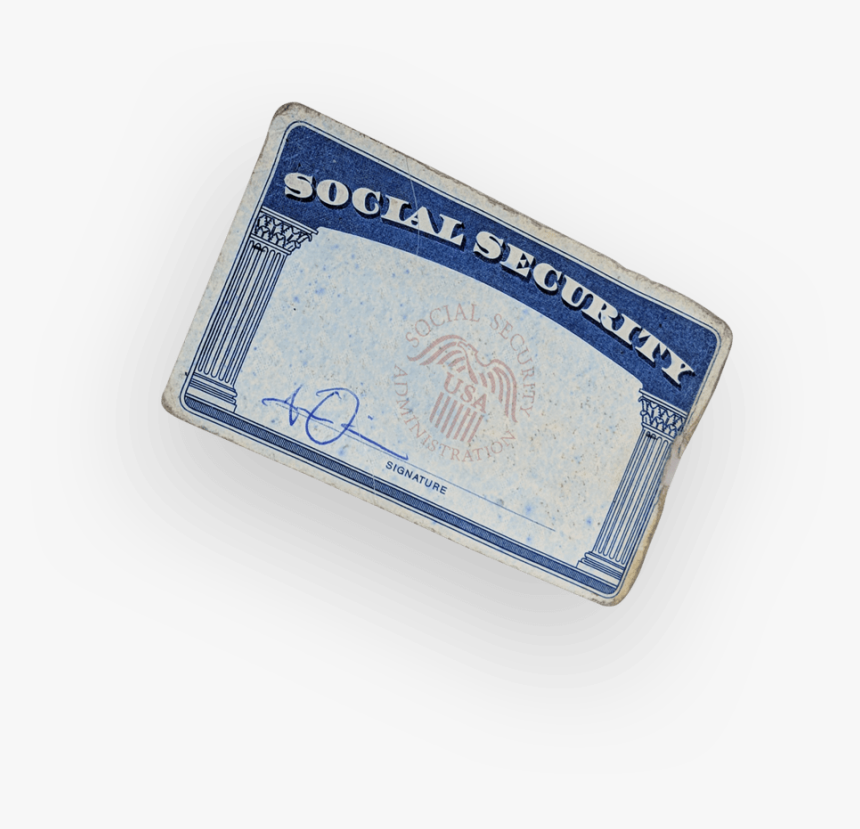 Personal Item - Social Security Card, HD Png Download, Free Download