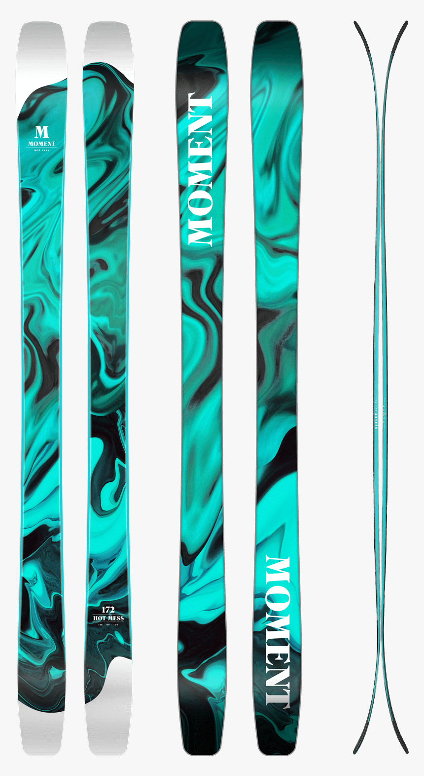 Hot Mess - Moment Skis Hot Mess, HD Png Download, Free Download